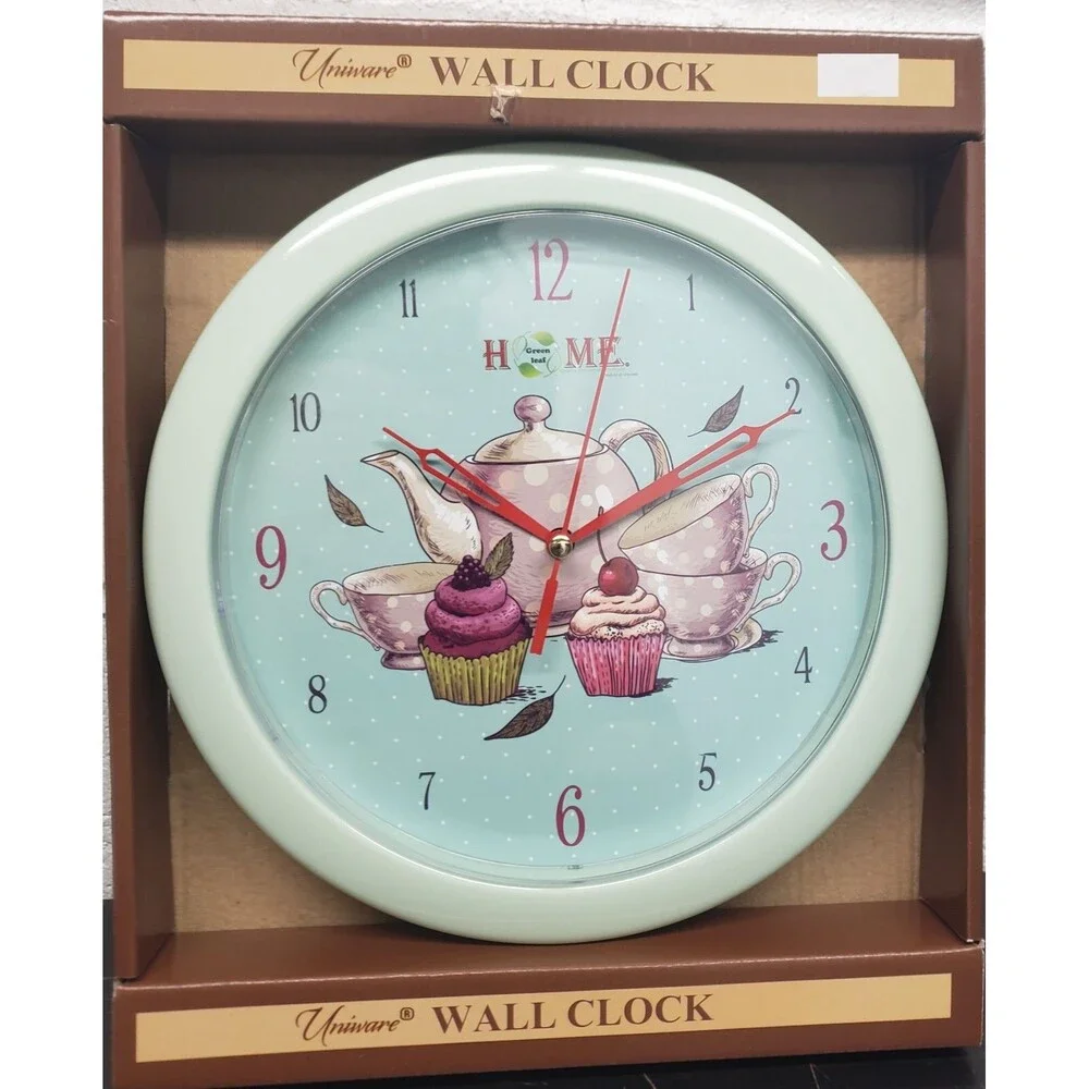 Plastic Round Deco Wall Clock (9.6